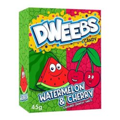   Dweebs Watermelon and Cherry görögdinnye és cseresznye ízű cukorka 45g