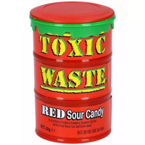 Toxic Waste Red Extra Savanyú Cukorka 42g